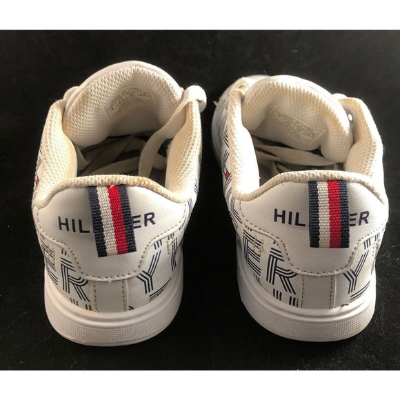 Tommy Hilfiger, Kids Iconic Court Logo Shoes, Size 4 - Picture 5 of 9
